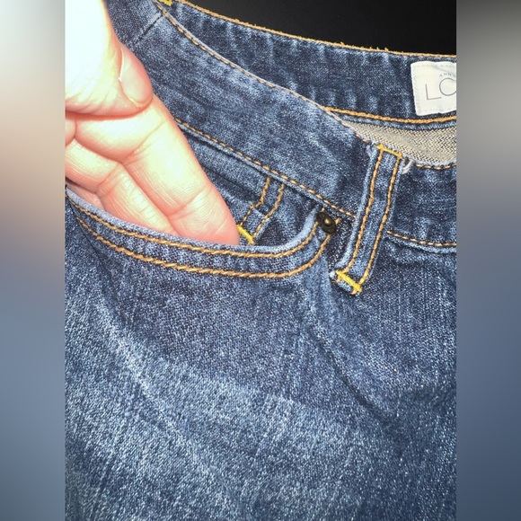 Ann Taylor LOFT Blue Original Boot Jeans Size 8 EUC - Picture 4 of 10